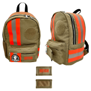Bagpack DARK SMOKE bag firefighter children